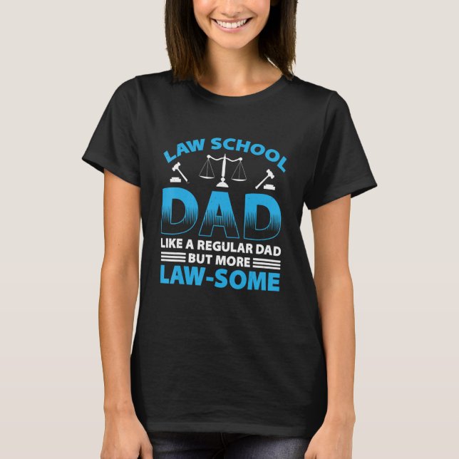 Law Student Law School Student Lawyer In Progress  T-Shirt (Front)