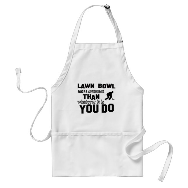 Lawn Bowl awesome designs Standard Apron (Front)