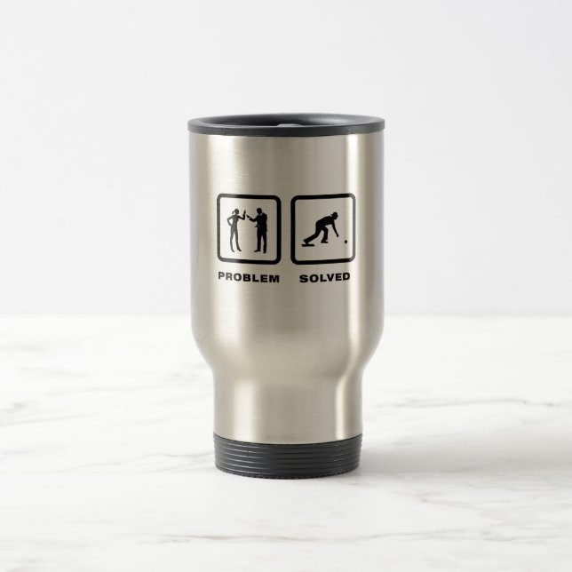Lawn Bowl Travel Mug (Center)