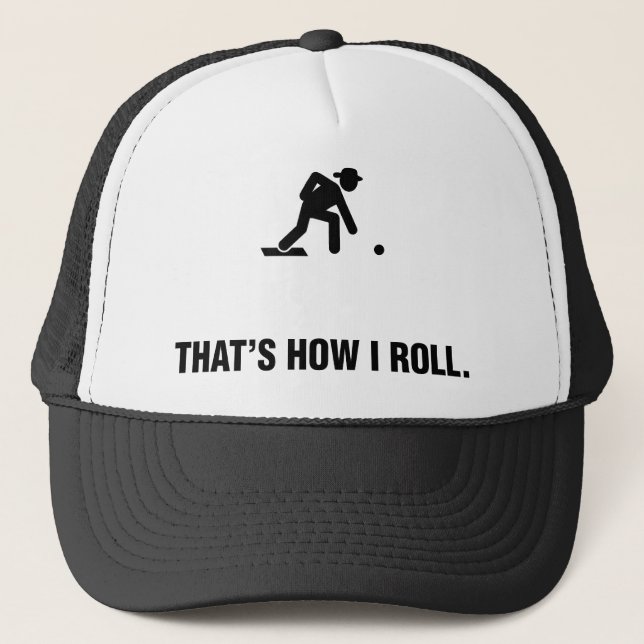 Lawn Bowl Trucker Hat (Front)
