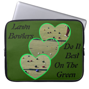 Lawn Bowlers Do It Best On The Green, Laptop Sleeve