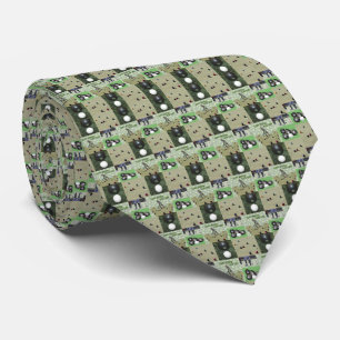 Lawn Bowling Photo Collage, Tie