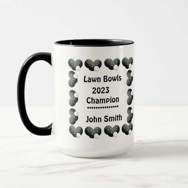 Lawn Bowls 2023 Champion, Coffee Mug (Left)