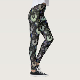 Lawn Bowls Abstract Art, Leggings