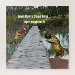 Lawn Bowls Australia Split Happens, jigsaw puzzle 