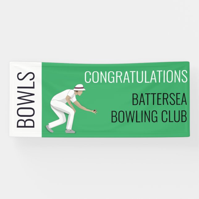 Lawn Bowls Banner (Horizontal)