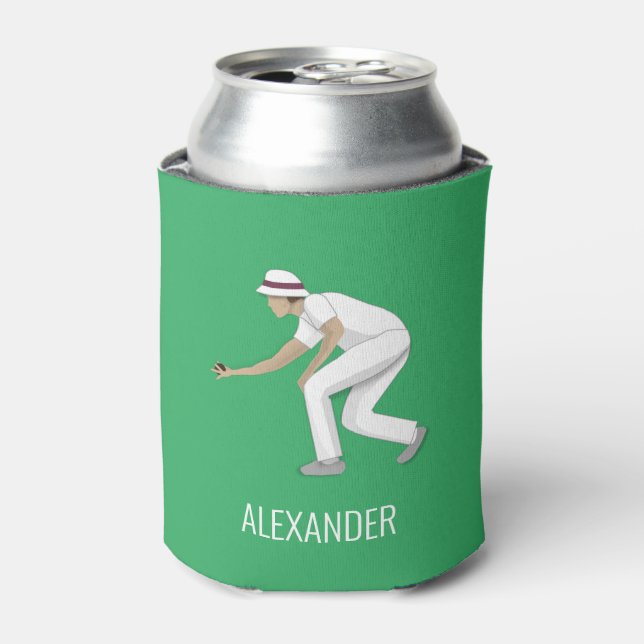 Lawn Bowls Can Cooler (Can Front)