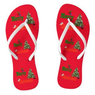 Lawn Bowls Christmas Style,  Jandals