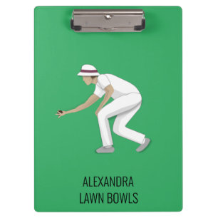 Lawn Bowls Clipboard