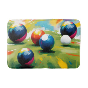 Lawn Bowls Colour Splash, Bath Mat