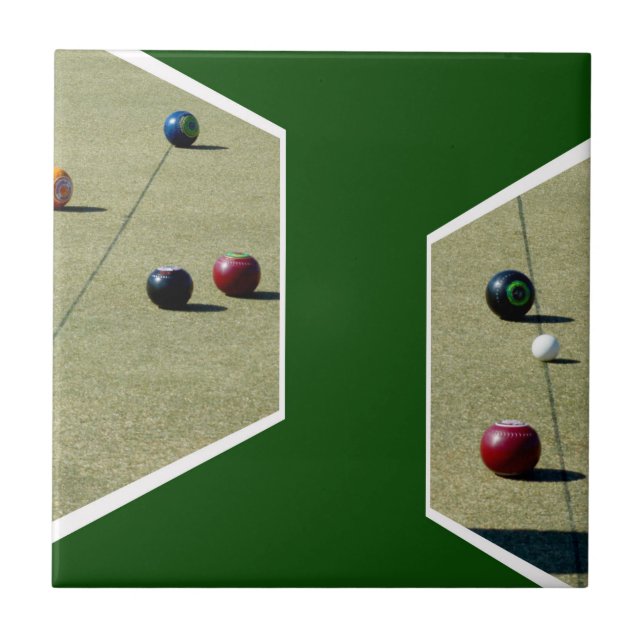 Lawn Bowls Dimensional Art, Tile (Front)