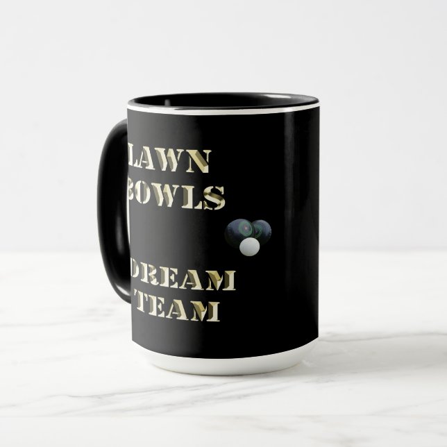 Lawn Bowls Dream Team,   Mug (Front Left)