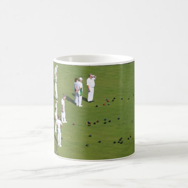 Lawn Bowls England Coffee Mug (Center)