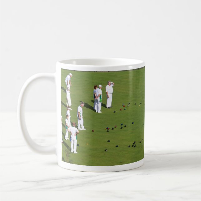 Lawn Bowls England Coffee Mug (Left)