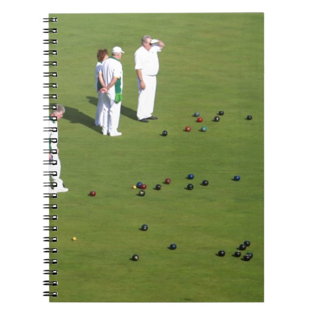 Lawn Bowls England Notebook (Front)