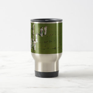 Lawn Bowls England Travel Mug