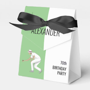 Lawn Bowls Favour Box