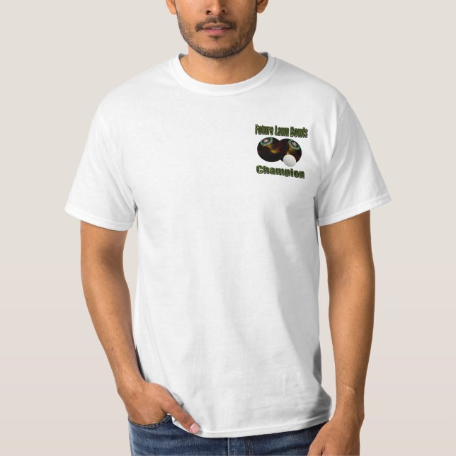 Lawn Bowls Future Champ, Mens Value Tshirt (Front)