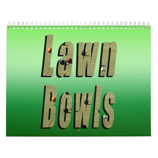 Lawn Bowls Images And Designs Calendar, Calendar (Cover)