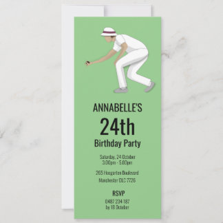 Lawn Bowls Invitation