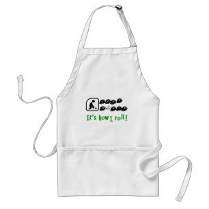 Lawn Bowls -It's How I Roll Standard Apron