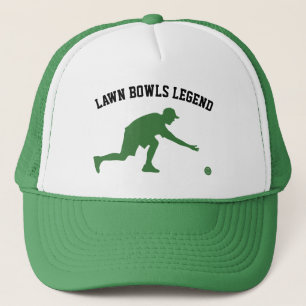 Lawn Bowls Legend Green Trucker Hat