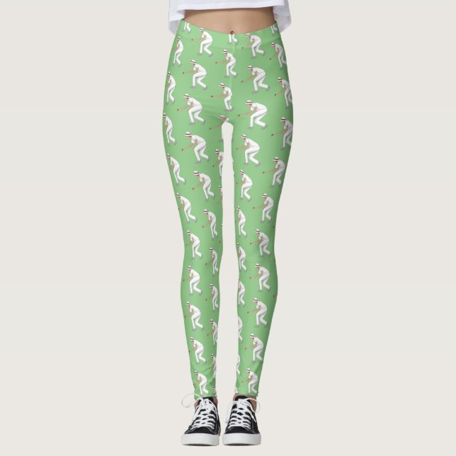 Lawn Bowls Leggings (Front)