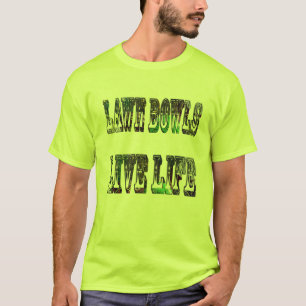 Lawn Bowls Life Life Picture Logo, T-Shirt