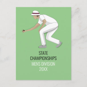 Lawn Bowls Postcard