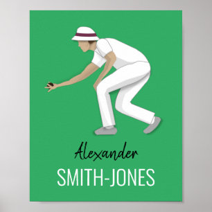 Lawn Bowls Poster