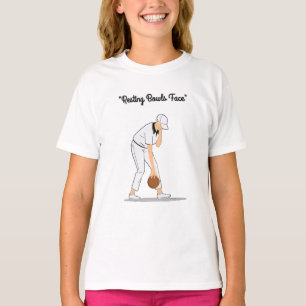Lawn Bowls: Resting Bowls Face T-Shirt