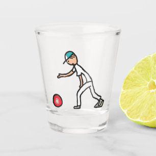 Lawn Bowls Shot Glass