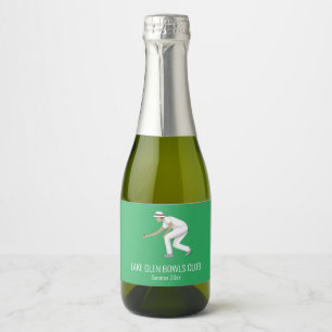 Lawn Bowls Sparkling Wine Label