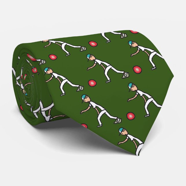 Lawn Bowls Tie (Rolled)