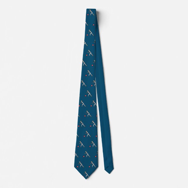 Lawn Bowls Tie (Front)