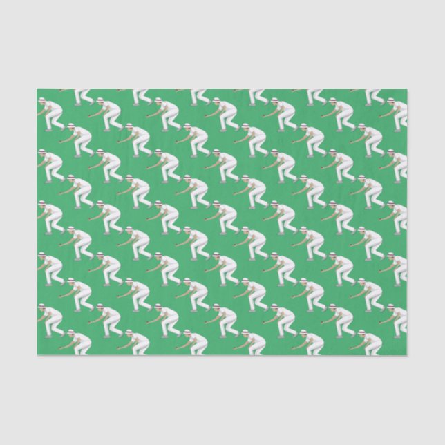 Lawn Bowls Tissue Paper (Front)