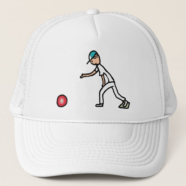 Lawn Bowls Trucker Hat (Front)