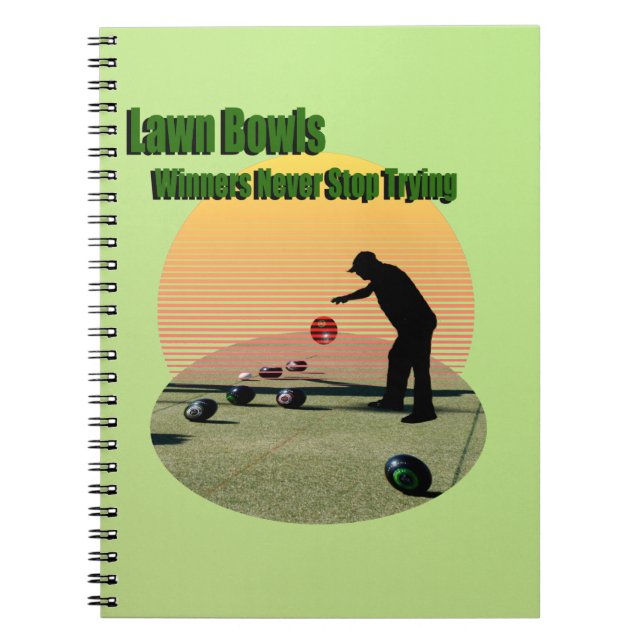 Lawn Bowls Winners, Notebook  (Front)