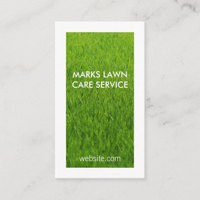 Lawn Business Card (Front)