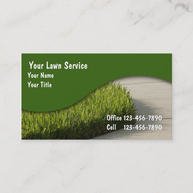 Lawn Business Cards (Front)