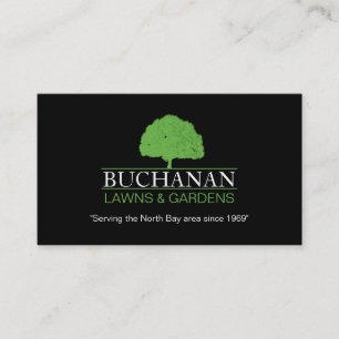 Lawn Care and Gardening Business Card