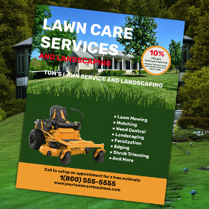 Lawn Care and Landscaping Business Flyer