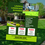Lawn Care and Landscaping Business Flyer<br><div class="desc">Introducing our premium Lawn care and Landscaping Business Flyer – the perfect tool to showcase the excellence of your services! Make a lasting impression with a lawncare and landscaping flyer that speaks volumes about your commitment to excellence! All Images and text are customisable to promote your brand. by 1Bizchoice all...</div>