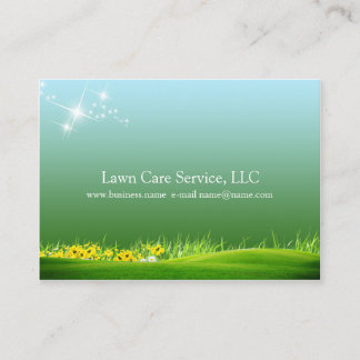 lawn care business card