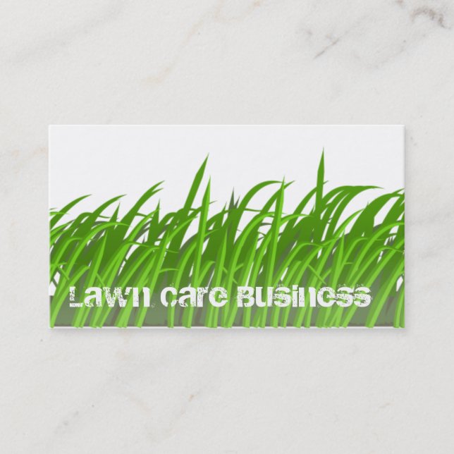 Lawn Care Business Card (Front)