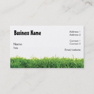 Lawn Care Business Card