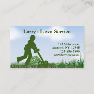 Lawn Care Business Card