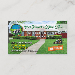 Lawn Care Business Card