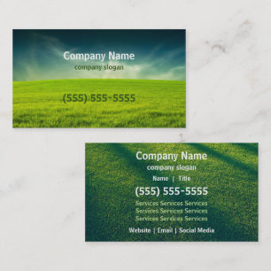 Lawn Care Business Card