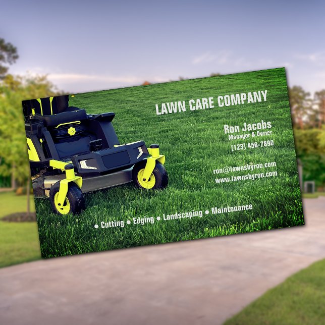 Lawn Care Company Business Card (Creator Uploaded)